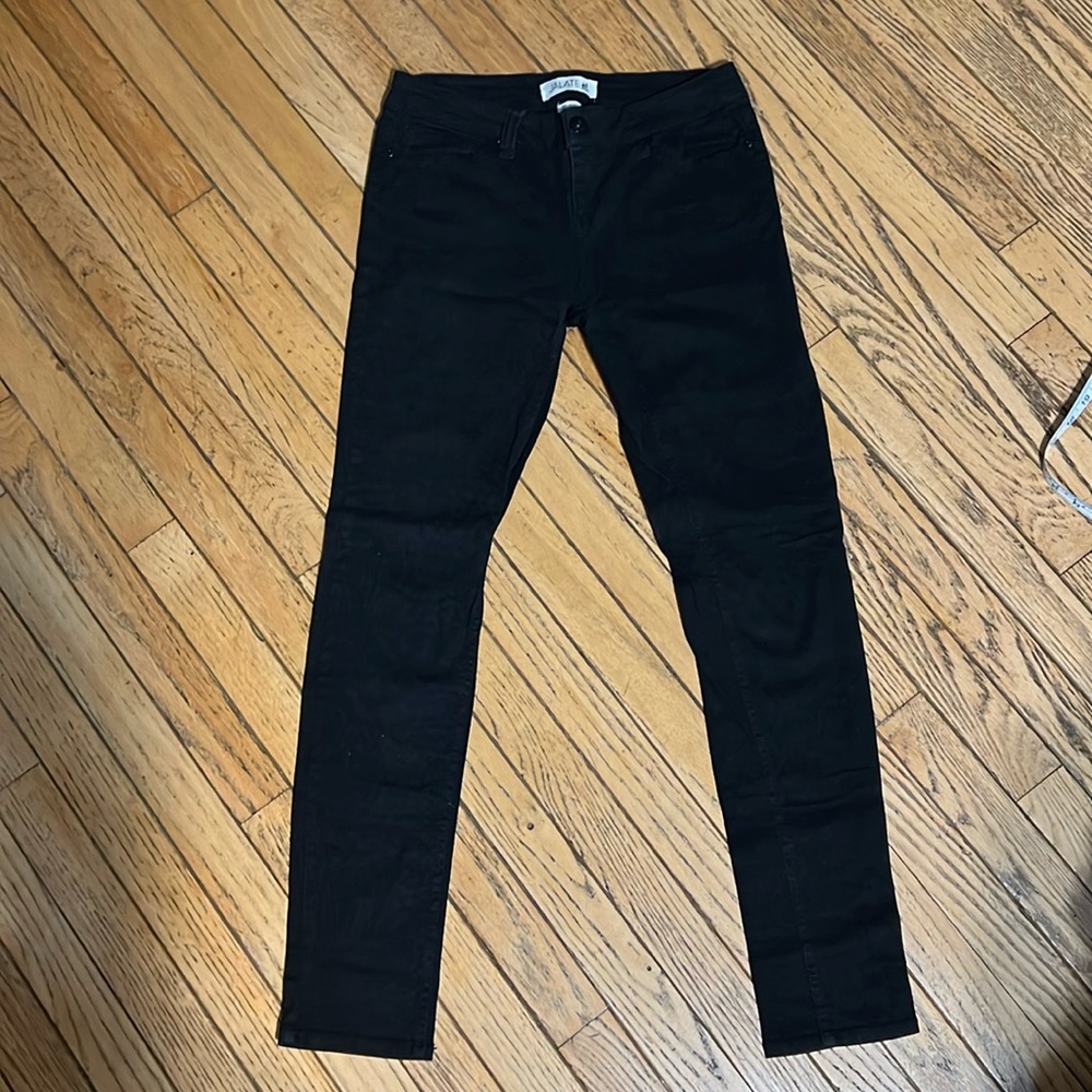 Black Stretch Skinny Jeans sz 7 Like New